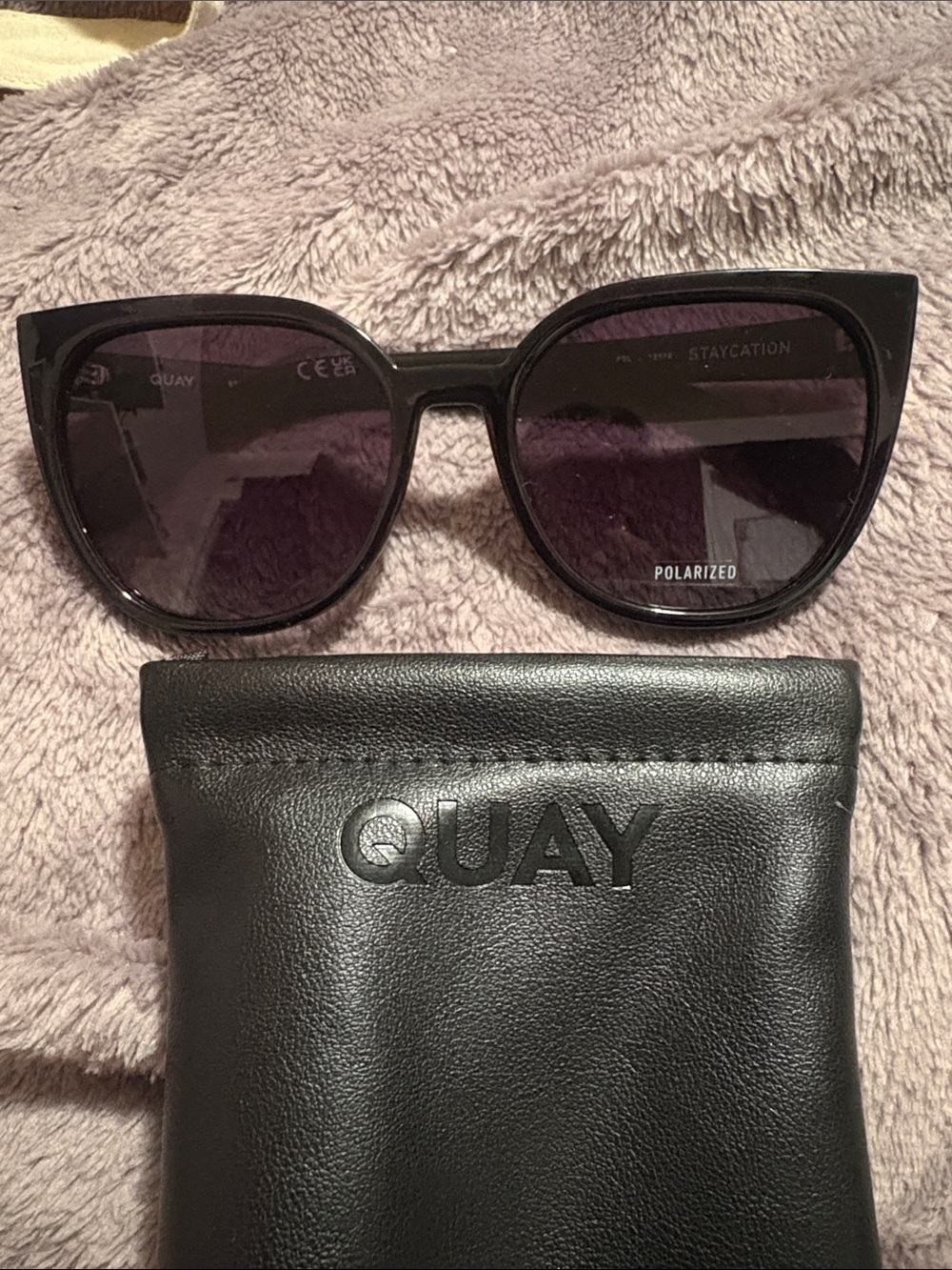 Quay Australia Black Polarized Sunglasses